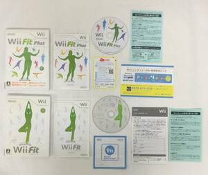 23Wii-088 任天堂 ニンテンドー Wii Wiiフィット Wiiフィット プラス セット レトロ ゲーム ソフト