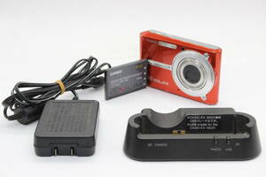 【返品保証】 カシオ Casio Exilim EX-S600 オレンジ 3x バッテリー チャージャー付き コンパクトデジタルカメラ s6682