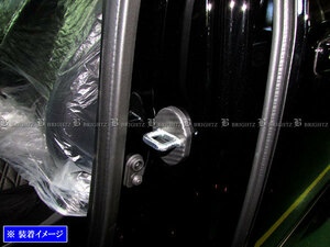 パジェロイオ H71W H72W カーボン調 ドア ストライカー カバー 1PC ドアゲート プレート パネル ガーニッシュ STRIKER－007－1PC
