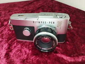 【委託品】 OLYMPUS PEN-F フィルムカメラ ZUIKO 38mm 1.8 レンズ付 シャッターOK 速度変化有り オリンパス ペン F 1円スタート売り切り