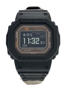 CASIO◆ソーラー腕時計_G-SHOCK/デジタル/ラバー/BLK/BLK