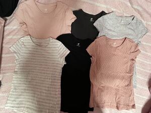 H&M 色柄違い半袖Tシャツ６枚セット　120〜130