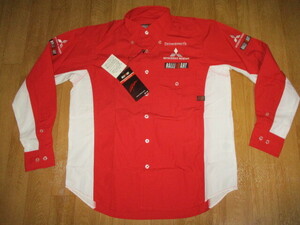 三菱ラリーアート・スポーツ　ピットシャツ　長袖　未使用　デッドストック　サイズSS（S相当）　WRC・ランサーエボ・ジャケット 