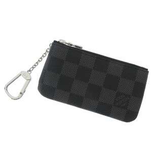 ルイヴィトン コインケース ダミエ・グラフィット ポシェット・クレ N60155 LOUIS VUITTON 黒 ブラック