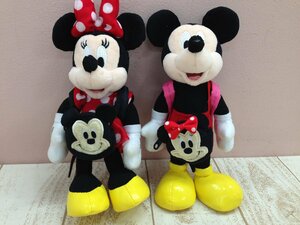 ◇ディズニー TDR ミッキー ミニー ぬいぐるみ 2点 2P8 【60】