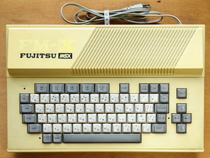 FUJITSU MSX FM-X Personal Computer パーソナルコンピュータ / 富士通 MB25150 / RAM 16kB搭載