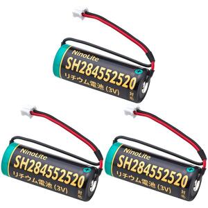 3個セット CR17450E-R-CN10 CR17450E-N-CN10 CR17450WK21 SH284552520 対応 互換 リチウム電池 住宅用火災警報器用バッテリー
