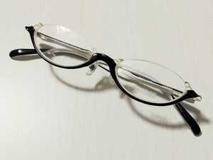 新品 AMIPARIS アミパリ　日本製　メガネ　眼鏡　高級感　オシャレ　上品　軽い　逆ハーフリム