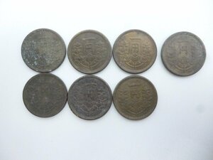 古銭　昭和　1円　黄銅貨　７枚まとめて