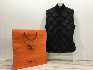 HERMES エルメス 2021AW キルティングダウンベスト サイズ38[L1613]