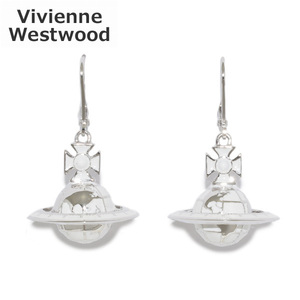 ヴィヴィアンウエストウッド ピアス BE1634/5 シルバー/ホワイト レディース Vivienne Westwood