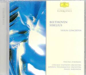 b582 ベートヴェン、シベリウス：ヴァイオリン協奏曲集／ZUKERMAN
