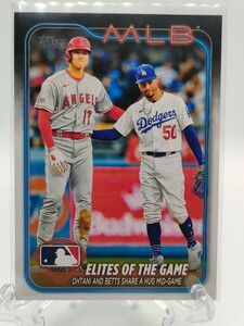 【人気カード☆最新2024】大谷翔平 & ベッツ、大谷エンゼルス在籍時の貴重ショット - 2024 Topps Series 1 #138 Elites of the Game 