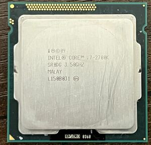Intel CPU Core i7-2700K 3.5GHz 動作確認済み