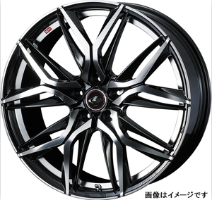 【個人宅発送可能】Weds ウェッズ 17×7.0J +53 5穴 PCD114.3 PBMC ホイール 1本 LEONIS LM レオニス レオニス・エルエム (40816)