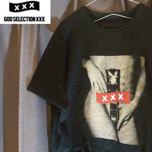 GOD SELECTION XXX Tシャツ　L グリッターロゴ　ゴッドセレクショントリプルエックス　メンズ・ユニセックス・レディース