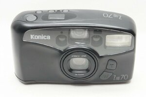 【アルプスカメラ】Konica コニカ Z-up 70 35mmコンパクトフィルムカメラ ブラック 230525o