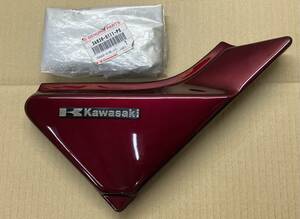 貴重品 廃盤★絶版1点限●未使用品★KAWASAKI 純正★ゼファー400★ノーマル/サイドカバー/右/ワインレッド★36030-5111-P5 36001-1423 8B19