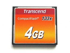 ☆美品☆ CFカード 4GB トランセンド 133x Transcend コンパクトフラッシュ CompactFlash Card