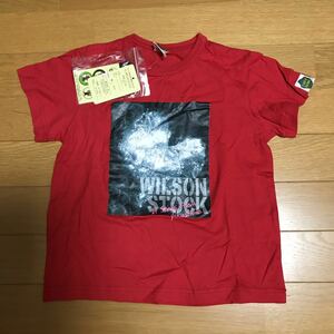未使用タグ付き　MISATO MIKI 赤Tシャツ　120