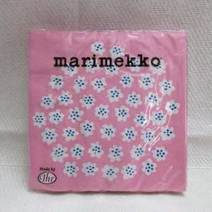 未開封■marimekko マリメッコ ペーパータオル 紙ナプキン 20枚入り 33×33cm PUKETTI ドイツ製 ペーパーナプキン 北欧 フィンランド