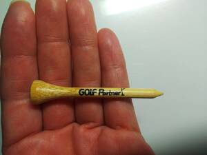 ウッドティー ゴルフ用品 木製のティー 1個 GOLF Partner ゴルフパートナー 新品