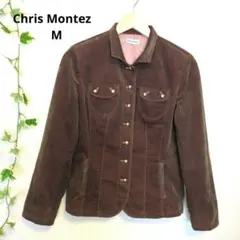 Chris Montez   ピーチ起毛ステッチ ジャケット タック入り   M