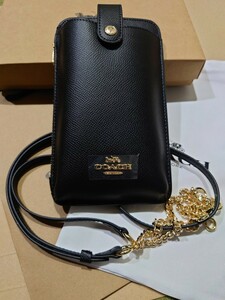 【1スタ】C-488 新品未使用 COACH スマホショルダー 並行輸入