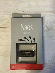 ULTRASONE Naos ハイレゾDAC内蔵ポータブルヘッドフォンアンプ USB 4種ケーブル付属 付属品完備美品 バスパワー給電 ナオス ウルトラゾーン