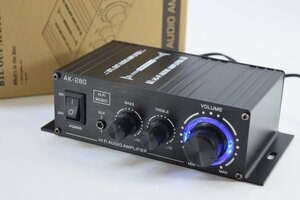 AK-280 HI FI AUDIO AMPLIFIER オーディオ アンプ デジタル コンパクト ミニ オーディオ機器 周辺機器 車 音楽 Hb-315M