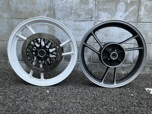 GS400 GSX400E GSX250E 等に！スズキ純正 扇風機キャスト 前後セット フロントダブル加工品 18インチ