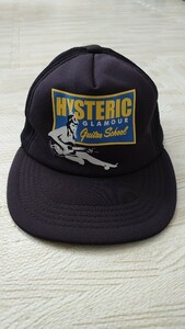 ヒステリックグラマー HYSTERIC GLAMOUR キャップ メッシュキャップ　帽子　黒　ブラック　送料無料