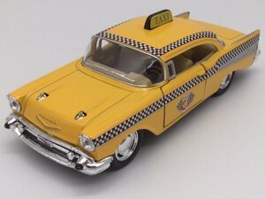 1/40 1957 シボレー ベルエア タクシー ミニカー イエローキャブ 第一世代 アメ車 クラシックカー ベル・エア Aカー レトロ アンティーク