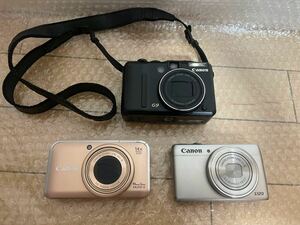 【ジャンク品】Canon デジタルカメラ 3台まとめ