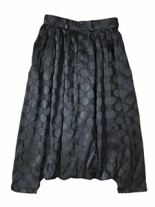 (D) robe de chambre COMME des GARCONS ローブドシャンブル コムデギャルソン 03AW ドット 総織柄 ポリエステル レーヨン サルエル パンツ