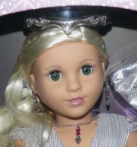 American Girl 2023 LE Shimmering Silver Holiday Doll Swarovski Crystals NIB! 海外 即決