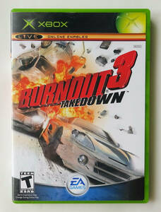 バーンアウト3テイクダウン BURNOUT 3 TAKEDOWN 北米版 ★ XBOX / XBOX 360 ソフト