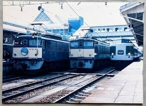 鉄道写真 特急 あさま あさま色 & EF62 43 & EF63 4 2L判（127mm×178mm）