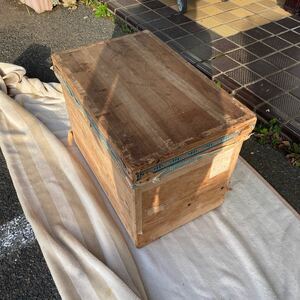 茶箱 木箱 ブリキ 木製 昭和レトロ ビンテージ その3