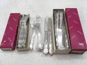 【1円スタート】Noritake カトラリー まとめて フォーク ナイフ パレス型 ラテイス型 stainless 未使用 保管品 DM0430L