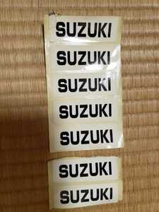 SUZUKI ステッカー 7枚セット スズキ 80年代 昭和 当時物