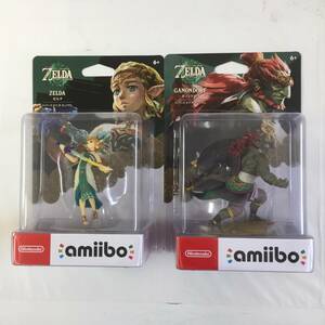 ◆【新品】amiibo ゼルダの伝説 ティアーズ オブ ザ キングダム ゼルダ+ガノンドロフ 2点セット アミーボ◆H042903