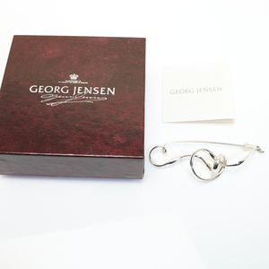 ジョージジェンセン 384 ブローチ 忘れな草 フォーゲットミーノット 2 トールン TORUN GEORG JENSEN