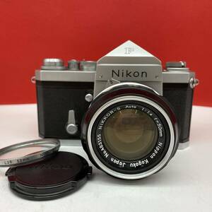 □ Nikon F アイレベル 一眼レフカメラ フィルムカメラ ボディ NIKKOR-S Auto 50mm F1.4 レンズ 現状品 ニコン