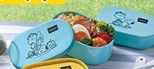 【スヌーピー】オリジナル・弁当箱（青）大小２個組★新品未使用★ランチ・ボックス/フードコンテナー★SNOOPY・PEANUTS