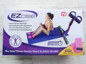 【新品未開封】EZcise レジスタンスバンド 腹筋 トレーニングチューブ