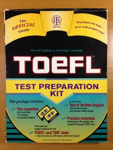 ETS　TEST　PREPARATION　KIT　トーフル　トフル　1995年　157ページ　※汚れあり