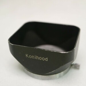 Konihood for KONICA F:2 コニカ コニフード カブセ式 角型メタルフード 内径37mm レンズ用アクセサリー 現状品 ／ 02-00278
