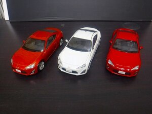 【B1106】 TOYOTA トヨタ 86 色見本 ミニカー 1/30 ディーラー展示用 カラーサンプル モデルカー 訳有 おまとめ 3台