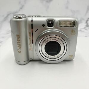 $【売り切り】Canonキヤノン PowerShot A580 AiAFパワーショット PC1264コンパクトデジタルカメラ 4x 5.8-23.2mm 1:2.6-5.5 動作確認済み